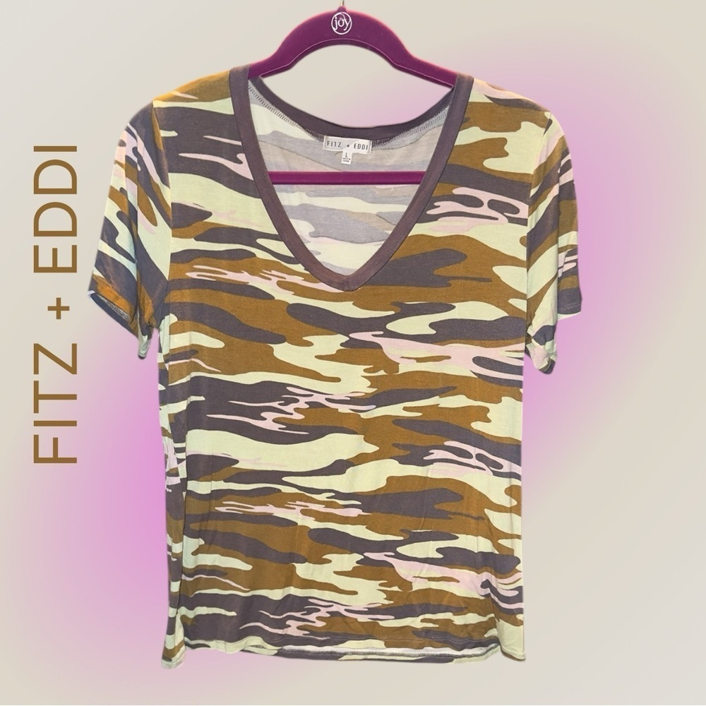 🌺Fitz + Eddi Women's Camouflage Short Sleeve Tee